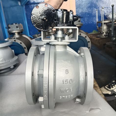 API 6D 2PC Ball Valve 6 Inch 150 LB ASTM A216 WCB RF Vervo