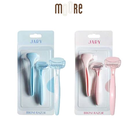 Dạo cạo lông vùng kín Jary Bikini Razor Sét Cái Che tên sp Shopee