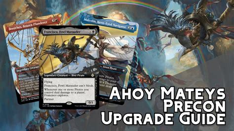 Two Commanders Why Not THREE Ahoy Mateys Precon UPGRADE Lost