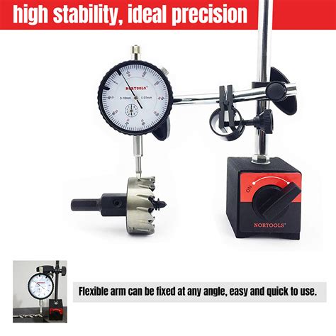 Nortools Dial Indicator With Magnetic Base Point Set Dial Test