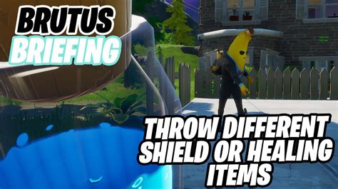 Fortnite Throw Different Shield Or Healing Item Youtube