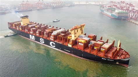 World S Largest Cargo Ship Bigger Than Empire State Building