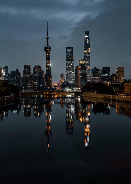 Premium Photo | Shanghai skyline