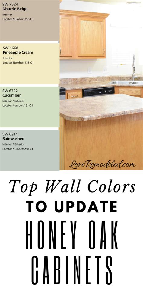 Kitchen Wall Paint Colors With Honey Oak Cabinets - Kitchen Cabinet Ideas