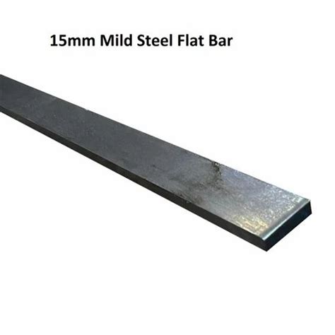 Mm Mild Steel Flat Bar For Construction Fe D At Rs Kg In