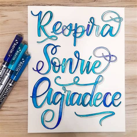 Blending Calligraphy Lettering Novelty Frases Alphabet Hipster