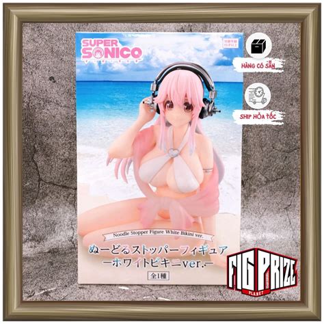 Super Sonico White Bikini Version Summer Memories Noodle Stopper FuRyu Shopee Malaysia