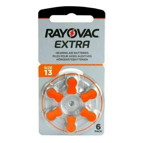 Rayovac Crystal Clear Hearing Aid Batteries Plus X Size Pr