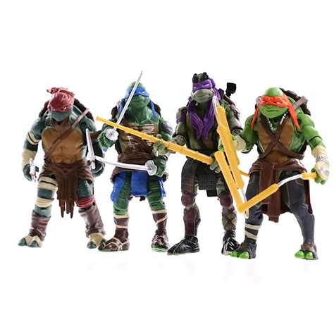 Piece Set Teenage Mutant Ninja Turtles Action Figure Special Weapons