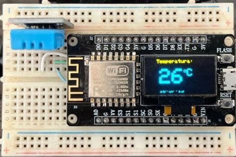 Projeto Final ESP8266 Sensor De Temperatura E Humidade Display