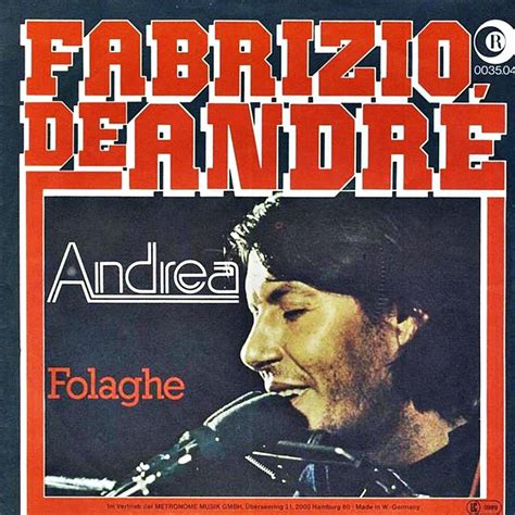 Fabrizio De André Andrea hitparade ch