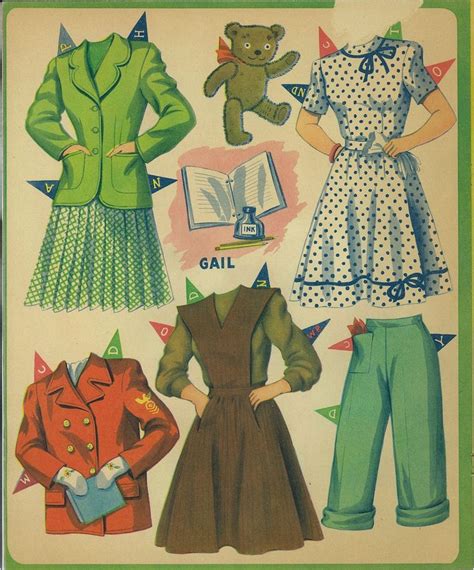 Clothes Crazy Vintage Paper Dolls Paper Dolls Paper Dolls Printable