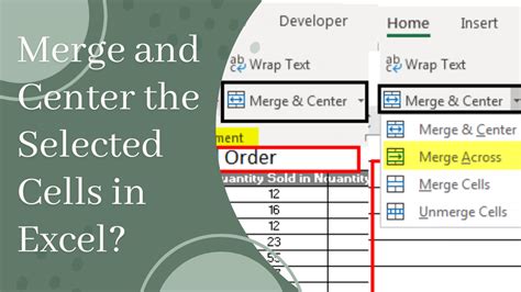 Merge And Center The Selected Cells In Excel How To Do It Earn Excel