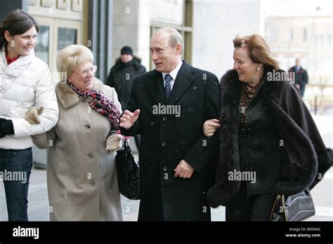 December 2 2007 President Vladimir Putin And His Wife Lyudmila Right