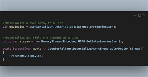 C Deserialize A JSON Array To A List Makolyte