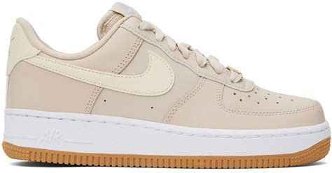 Nike Beige Air Force 1 '07 Sneakers in Black | Lyst