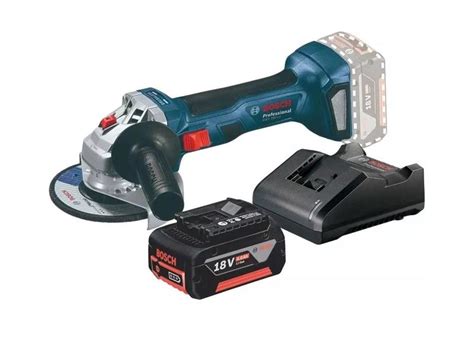 Esmerilhadeira Bosch Bateria 4ah Gws 180 Li Brushless Bivolt