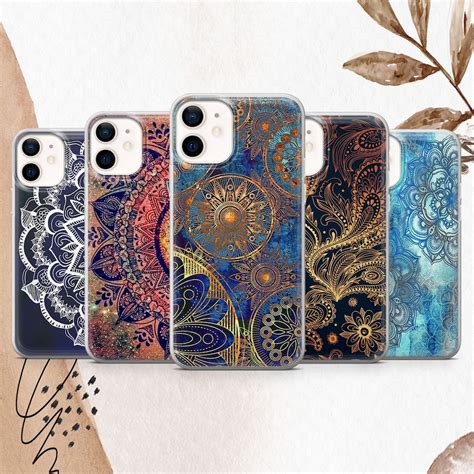 Mandala Phone Case Mandala Art Pattern Cover for iPhone 15 15pro Max ...