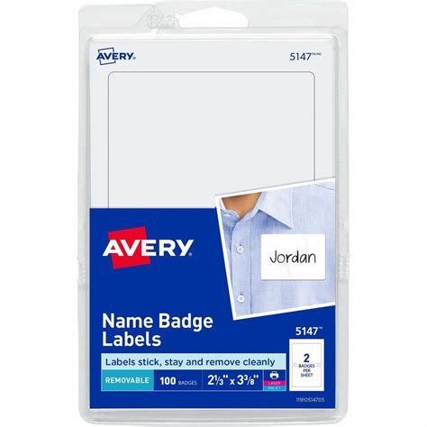 Avery Adhesive Name Badge Labels