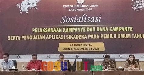 Sosialisasi Kampanye Dan Dana Kampanye Bupati Toba