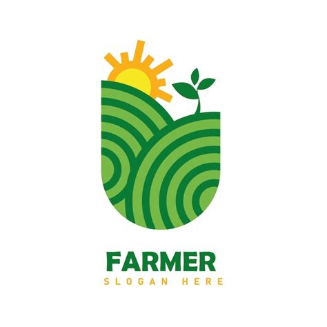 Premium Vector Simple And Minimalist Farmer Logo Design