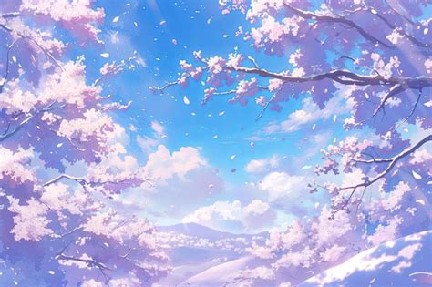 Pale Purple Color Anime Background | Premium AI-generated image