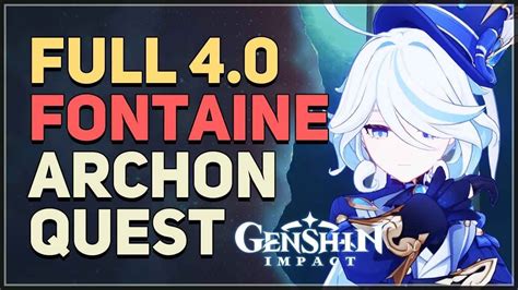 Furina All Cutscenes From Fontaine Archon Quests Genshin Impact