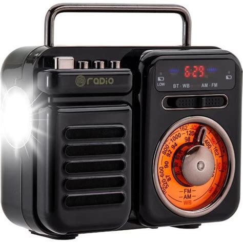 Liwi Bluetooth Solar Dynamo Kurbel Radio Fm Am Radio De Secours R Tro