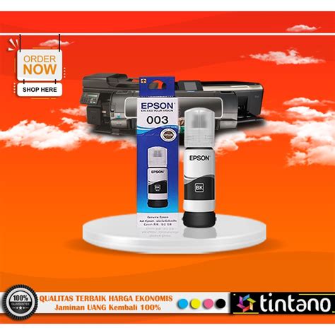 Jual Tinta Epson 003 Black Series L3110 L3150 L3100 L1110 L3101 L5190 Shopee Indonesia