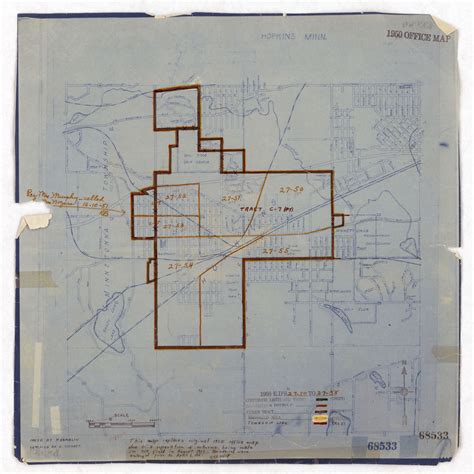 1950 Census Enumeration District Maps Minnesota MN Hennepin