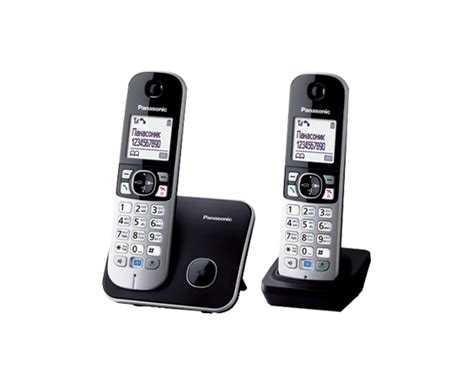 KX TG6812 беспроводной телефон DECT Panasonic Россия