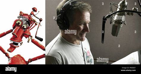 Studio Publicity Still from "Robots" Robin Williams provides the voice ...