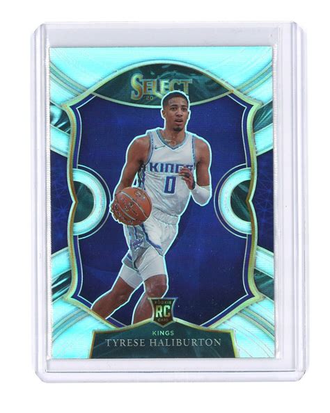 Tyrese Haliburton 2020 21 Panini Select Concourse Rookie Silver Prizm