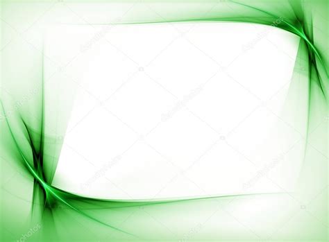 Green Wavy Border Stock Photo Artida