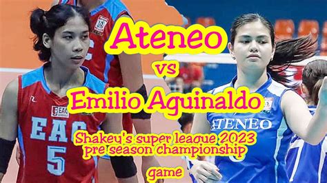 Ateneo Vs Eac Highlights Shakey S Super League Pre Season