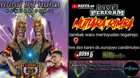 Topeng Ireng Mutiara Rimba Tambak Waru Live Karen Surojoyo Candimulyo