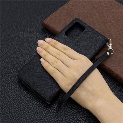 Classic Luxury Litchi Leather Phone Wallet Case For Samsung Galaxy S20