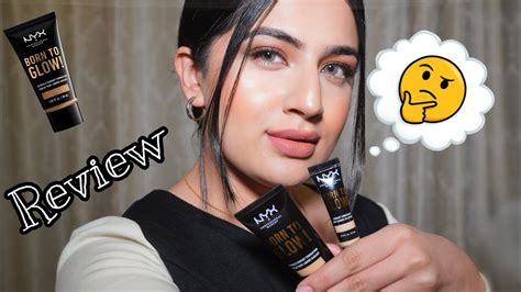 Nyx Born To Glow Foundation And Concealer Review Wear Test Youtube