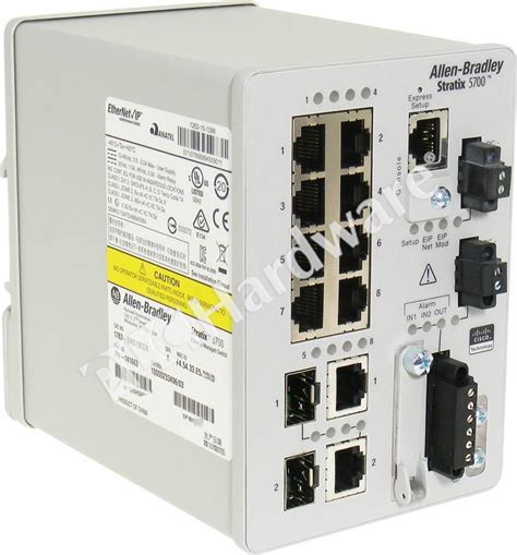 Plc Hardware Allen Bradley Bms Cgn Stratix Ethernet Switch