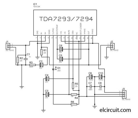 Tda7294 Amplifier Circuit Diagram Pdf