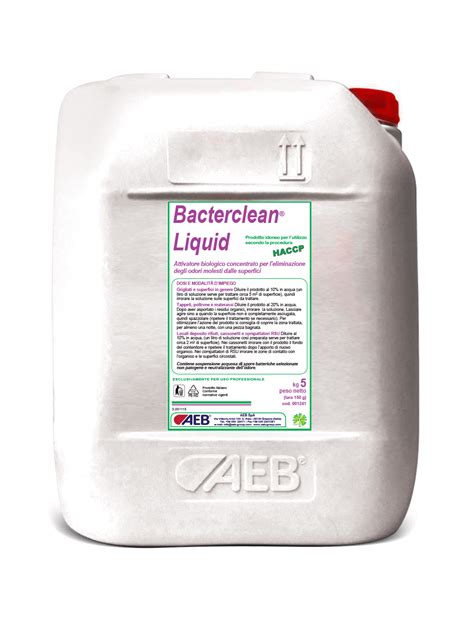 Bacterclean liquid for food use - BIOLOGIC ACTIVATORS for food use | AEB