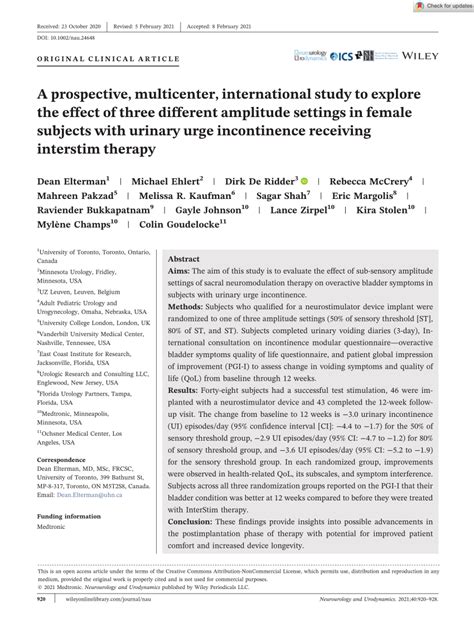 Pdf A Prospective Multicenter International Study To Explore The