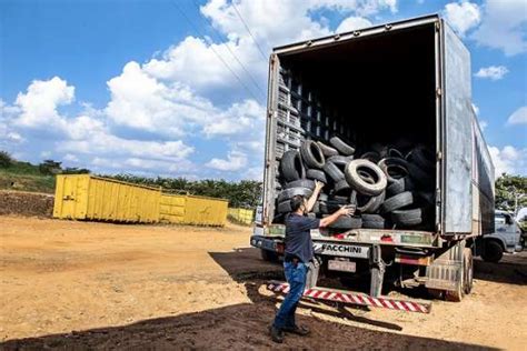 76 toneladas de pneus vão pra descarte correto no 1º tri Novo Momento