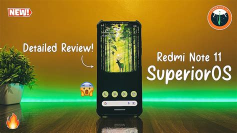 SuperiorOS Extended Android 14 Redmi Note 11 Detailed Review