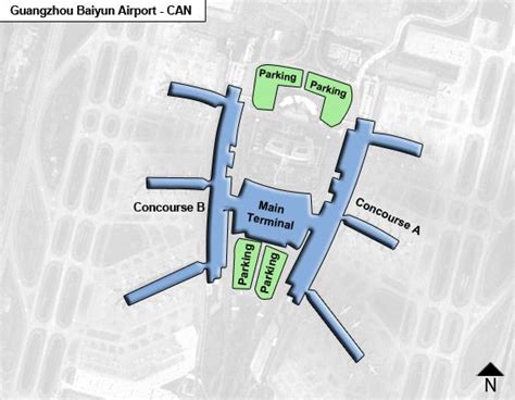 Baiyun Airport Terminal Map