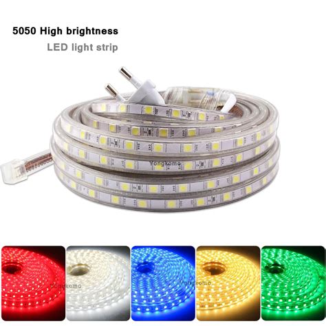 Smd Ac V Led Strip Flexible Light Leds M Ribbon Led Tape