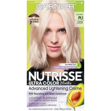 Garnier Nutrisse Nourishing Hair Color Creme Pl Ultra Light Platinum