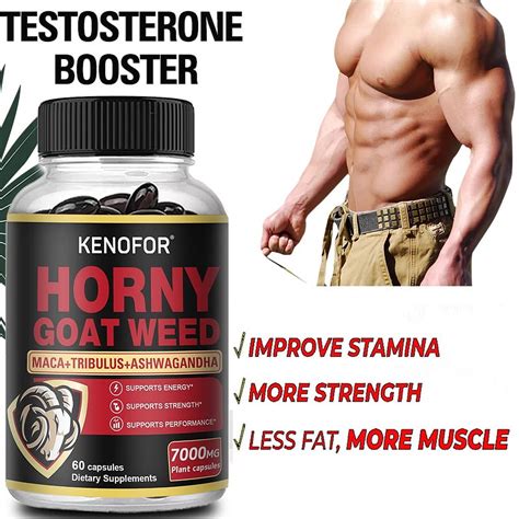 Kenofor Horny Goat Weed Capsules Maca Ginseng Tribulus Terrestris