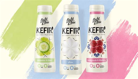 Light And Free Kefir Pack Design Versus Fully Tailored Creation