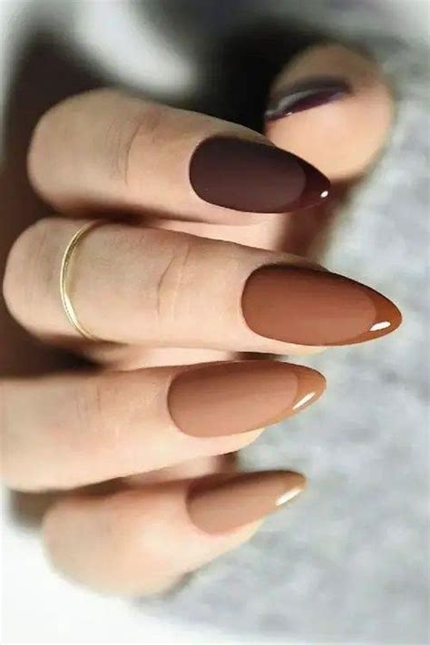 Pin By Codee Gomes On Nail Designs Gel Nails Fall Nail Trends Brown